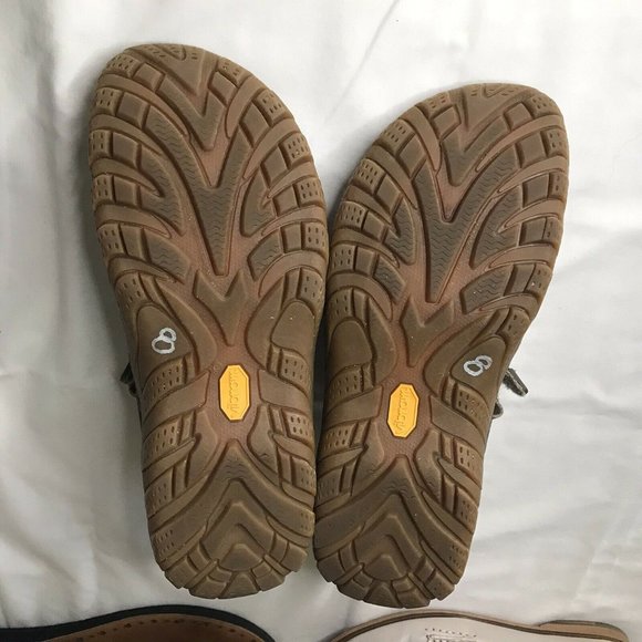 Merrell Mens Continuum Tan Vibram Sole Hiking Hook & Loop Sandals main image 2